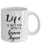 Funny German Angora Rabbit Mug Life Is Better With A German Angora Coffee Cup 11oz 15oz White