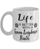 Funny German Longhaired Pointer Dog Mug Life Is Better With A German Longhaired Pointer Coffee Cup 11oz 15oz White