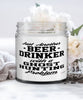 Funny Ghost Hunter Candle Just Another Beer Drinker With A Ghost Hunting Problem 9oz Vanilla Scented Candles Soy Wax