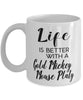 Funny Gold M1ckey Mouse Platy Fish Mug Life Is Better With A Gold M1ckey Mouse Platy Coffee Cup 11oz 15oz White