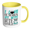 Funny Golf Mug I Love It When My Wife White 11oz Accent Coffee Mugs