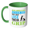Funny Golf Mug Old Golfers Never Die White 11oz Accent Coffee Mugs