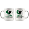 Funny Golfer Mug I Love It When My Wife Lets Me Play Golf 11oz White Coffee Mugs