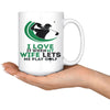 Funny Golfer Mug I Love It When My Wife Lets Me Play Golf 15oz White Coffee Mugs