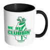 Funny Golfer Mug We Be Clubbin White 11oz Accent Coffee Mugs