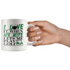 Funny Golfers Mug I Love It When My Wife Let's Me Play Golf 11oz White Coffee Mugs