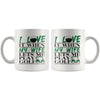 Funny Golfers Mug I Love It When My Wife Let's Me Play Golf 11oz White Coffee Mugs