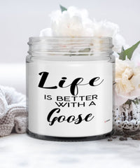Funny Goose Candle Life Is Better With A Goose 9oz Vanilla Scented Candles Soy Wax