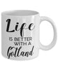 Funny Gotland Rabbit Mug Life Is Better With A Gotland Coffee Cup 11oz 15oz White