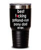 Funny Gotland-Russ Pony Tumbler B3st F-cking Gotland-Russ Pony Dad Ever 30oz Stainless Steel