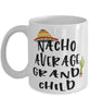 Funny Grandchild Mug Nacho Average Grandchild Coffee Mug 11oz White