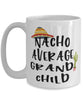 Funny Grandchild Mug Nacho Average Grandchild Coffee Cup 15oz White