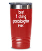 Funny Granddaughter Tumbler B3st F-cking Granddaughter Ever 20oz 30oz Stainless Steel