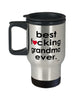 Funny Grandma Travel Mug B3st F-cking Grandma Ever 14oz Stainless Steel