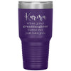 Funny Grandma Tumbler Karma When Your Granddaughter Turns Out Just Like You Laser Etched 30oz Stainless Steel Tumbler