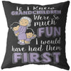 Funny Grandmother Pillows If I Knew Grandchildren Were So Much Fun I Would Have
