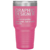 Funny Graphic Designer Tumbler Like A Normal Designer But Much Cooler Laser Etched 30oz Stainless Steel