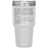 Funny Graphic Designer Tumbler Like A Normal Designer But Much Cooler Laser Etched 30oz Stainless Steel