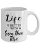Funny Green Neon Tetra Fish Mug Life Is Better With A Green Neon Tetra Coffee Cup 11oz 15oz White