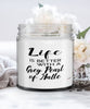 Funny Grey Pearl Of Halle Rabbit Candle Life Is Better With A Grey Pearl Of Halle 9oz Vanilla Scented Candles Soy Wax