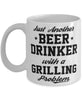 Funny Grilling Mug Just Another Beer Drinker With A Grilling Problem Coffee Cup 11oz White