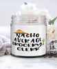 Funny Grocery Clerk Candle Nacho Average Grocery Clerk 9oz Vanilla Scented Candles Soy Wax
