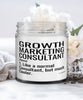 Funny Growth Marketing Consultant Candle Like A Normal Consultant But Much Cooler 9oz Vanilla Scented Candles Soy Wax