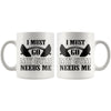 Funny Gym Fitness Mug I Must Go My Gym Needs Me 11oz White Coffee Mugs