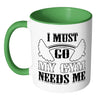 Funny Gym Fitness Mug I Must Go My Gym Needs Me White 11oz Accent Coffee Mugs