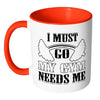 Funny Gym Fitness Mug I Must Go My Gym Needs Me White 11oz Accent Coffee Mugs