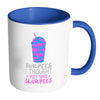 Funny Gym Mug Burpees I Thought You Said Slurpees White 11oz Accent Coffee Mugs