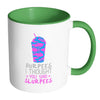 Funny Gym Mug Burpees I Thought You Said Slurpees White 11oz Accent Coffee Mugs