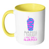 Funny Gym Mug Burpees I Thought You Said Slurpees White 11oz Accent Coffee Mugs