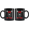 Funny Gym Mug Gym Is My DNA 11oz Black Coffee Mugs