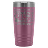 Funny Gym Travel Mug I Dont Want To Spill My Wine 20oz Stainless Steel Tumbler