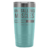 Funny Gym Travel Mug Installing Muscles 20oz Stainless Steel Tumbler