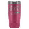 Funny Gym Travel Mug Installing Muscles 20oz Stainless Steel Tumbler