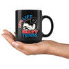 Funny Gym Weightlifting Mug Lets Lift Heavy Things 11oz Black Coffee Mugs