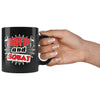 Funny Gym Weightlifting Mug Shut Up And Squat 11oz Black Coffee Mugs