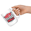 Funny Gym Weightlifting Mug Shut Up And Squat 15oz White Coffee Mugs