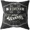 Funny Gym Weightlifting Pillows Whiskey And Squats