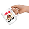 Funny Gym Workout Mug I Hate Cardio 15oz White Coffee Mugs