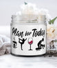 Funny Gymnast Candle Adult Humor Plan For Today Artistic Gymnastics Wine 9oz Vanilla Scented Candles Soy Wax