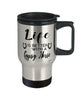 Funny Gypsy Horse Travel Mug life Is Better With A Gypsy Horse 14oz Stainless Steel