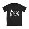 Funny Halloween Couples Shirts I'm His Witch I'm Her Boo Trick or Treat