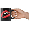 Funny Halloween Mug Vampire Fangs 11oz Black Coffee Mugs