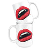Funny Halloween Mug Vampire Fangs 15oz White Coffee Mugs