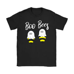 Funny Halloween Shirt Boo Bees Gildan Womens T-Shirt