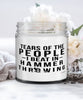 Funny Hammer Thrower Candle Tears Of The People I Beat In Hammer Throwing 9oz Vanilla Scented Candles Soy Wax