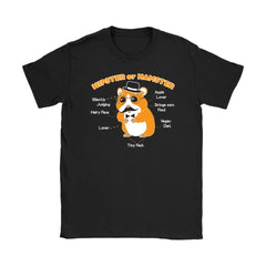 Funny Hamster Shirt Hipster Or Hamster Gildan Womens T-Shirt